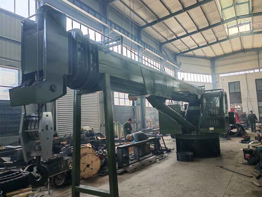 挖抓船吊固定吊車載吊總成